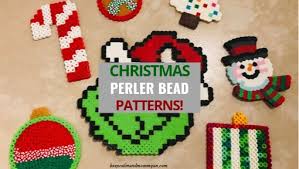 christmas melty bead designs 2024