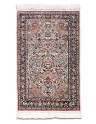 chinese silk carpet 126 x 77 cm