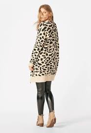Leopard Print Cardigan In Leopard Get Great Deals At Justfab