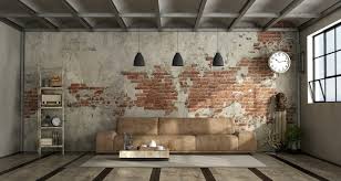 Exposed Brick Copper Pipes And Edison