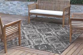 Ikat Indoor Outdoor Rug Boho Area Rugs