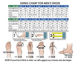 Demonia Shoes Size Chart