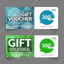 Gift Voucher Template With Colorful And Modern Hexagonal