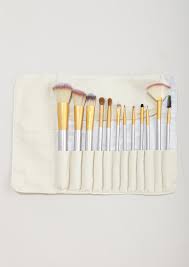 forever ready grey makeup brushes set