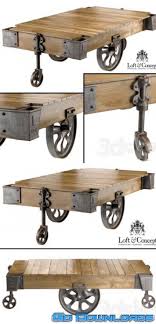A coffee table the doubles as a bench in case you have a lot of unexpected guests visiting! Factory Cart Coffee Table Free Download Godownloads