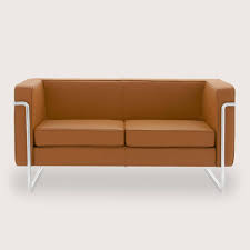 mo 77 sofa 2 seater caramel brown