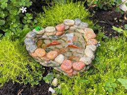 Fairy Garden Koi Pond Miniature With