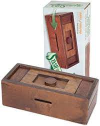 Get it tomorrow, jan 12. Bits And Pieces Stash Your Cash Secret Puzzle Box Brainteaser Wooden Secret Compartment Brain Game For Adults Amazon Co Uk Toys Games
