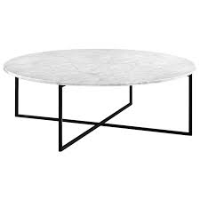 Elle Luxe Marble Round Coffee Table Sml