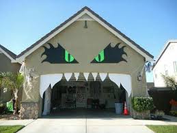 halloween garage door decor anderson