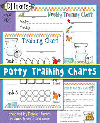 2 printable potty charts for toddlers