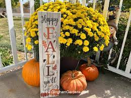 fall porch decor and outdoor decorating