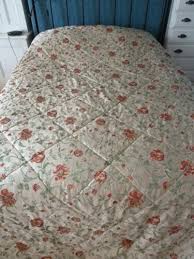 Quilted Fl Bedspread Bed Cover