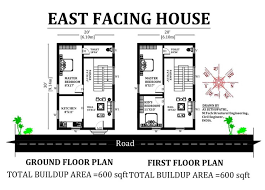 20 X30 East Facing 3bhk House Plan As