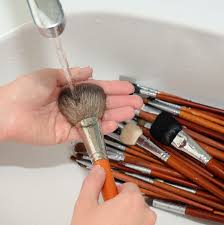 how to clean your makeup brushes and