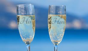 Wine Glass Etching Stencils His Hers