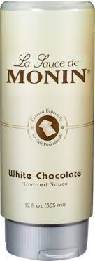white chocolate sauce monin