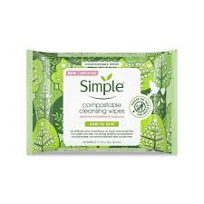 simple compole cleansing wipes kind