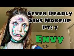 seven deadly sins envy makeup tutorial