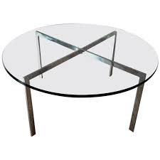 chrome x base coffee table with green