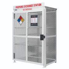 propane exchange cage for 18 grill