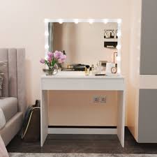 boahaus suri modern vanity table with