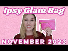 ipsy glam bag unboxing try on