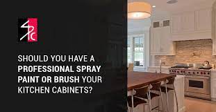 As mentioned, we use two methods for painting cabinets: Should A Professional Spray Paint Or Brush Your Kitchen Cabinets