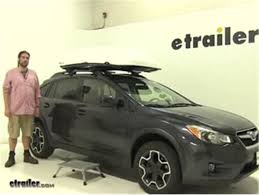The inno roof rack fairing fits on square, round and most factory crossbars and works with almost any vehicle. Inno Roof Box Review 2014 Subaru Xv Crosstrek Video Etrailer Com