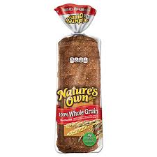 nature s own honey wheat enriched bread