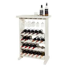 New Real Wooden Wine Rack Cabinet