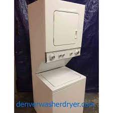 Both the washer and dryer ran quieter than my previous unit. Kenmore Heavy Duty 24 Stackable Washer Dryer 1824 Denver Washer Dryer