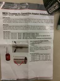Fsa Bb30 Threaded Adapter Conversion Kit
