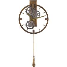 Vintage Retro Wall Pendulum Clock Gold