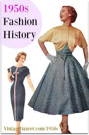 1950s fashion history women s clothing