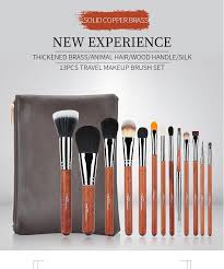 msq 13pcs travel makeup brush set