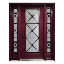 wrought iron insert for entry doors