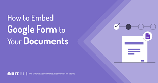 how to embed google form to your