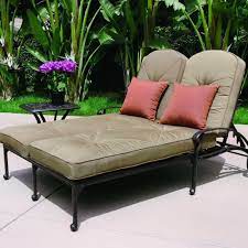 Double Chaise Lounge Set
