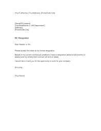 Resignation Letter Templates All Information About How To Write A