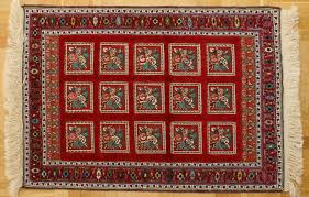 sirjan carpet embroidered 143x102 cm