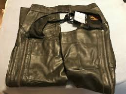 Details About New Milwaukee Leather Mens 4xl Vented Leather Chaps W Reflective Piping Ml1144