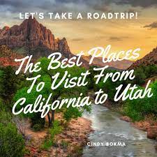 visit from california to utah