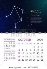 Get libra monthly horoscope and libra astrology for june 2021 from ganeshaspeaks.com. Wall Calendar October Vector Photo Free Trial Bigstock
