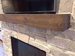 Natural Wood Non Combustible Mantel