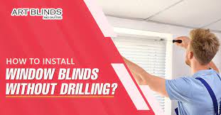 Install Window Blinds Without Drilling