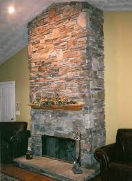 Stone Floors Fireplace Mantels