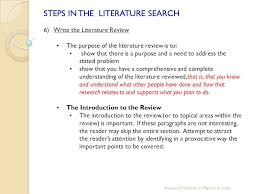 outline review of related literature SlideShare