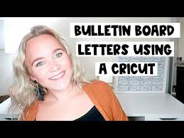 laminated bulletin board letters using