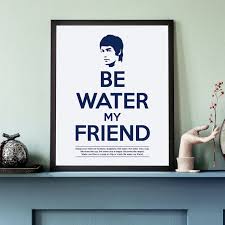 bruce lee poster martial arts home